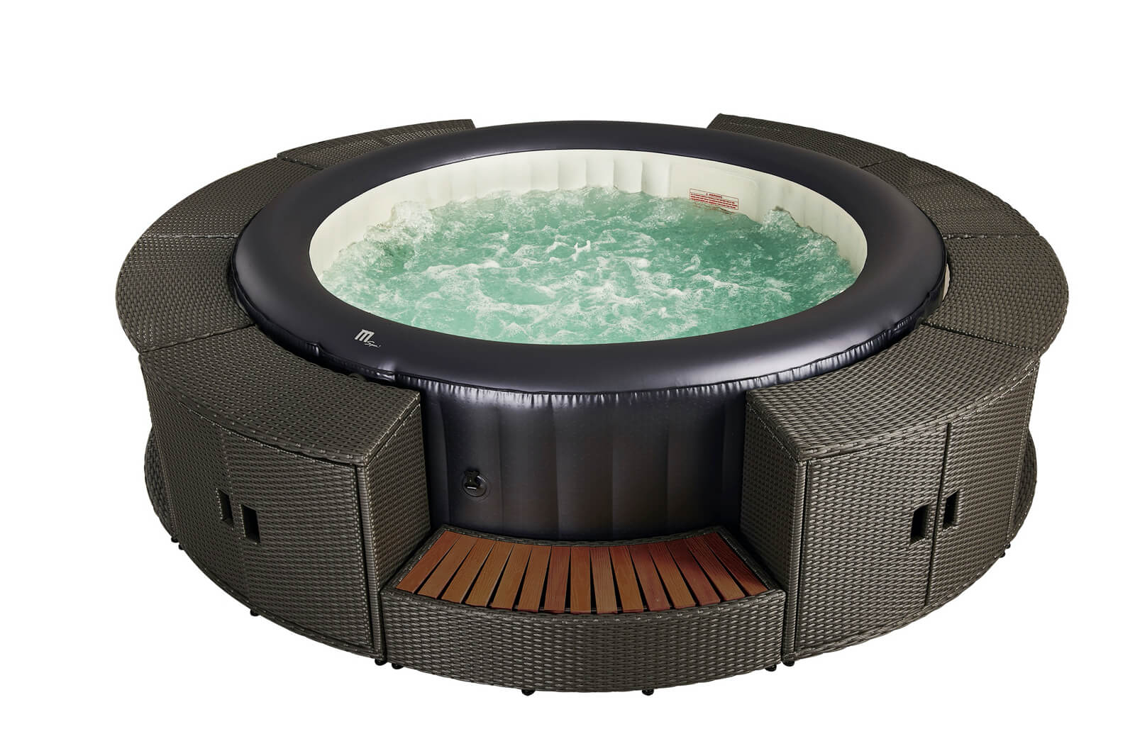 MSpa Muse Whirlpool Carlton NEUES MODELL 2022 aufblasbar für 6 Personen | Indoor + Outdoor-Whirlpool (M-CA062)