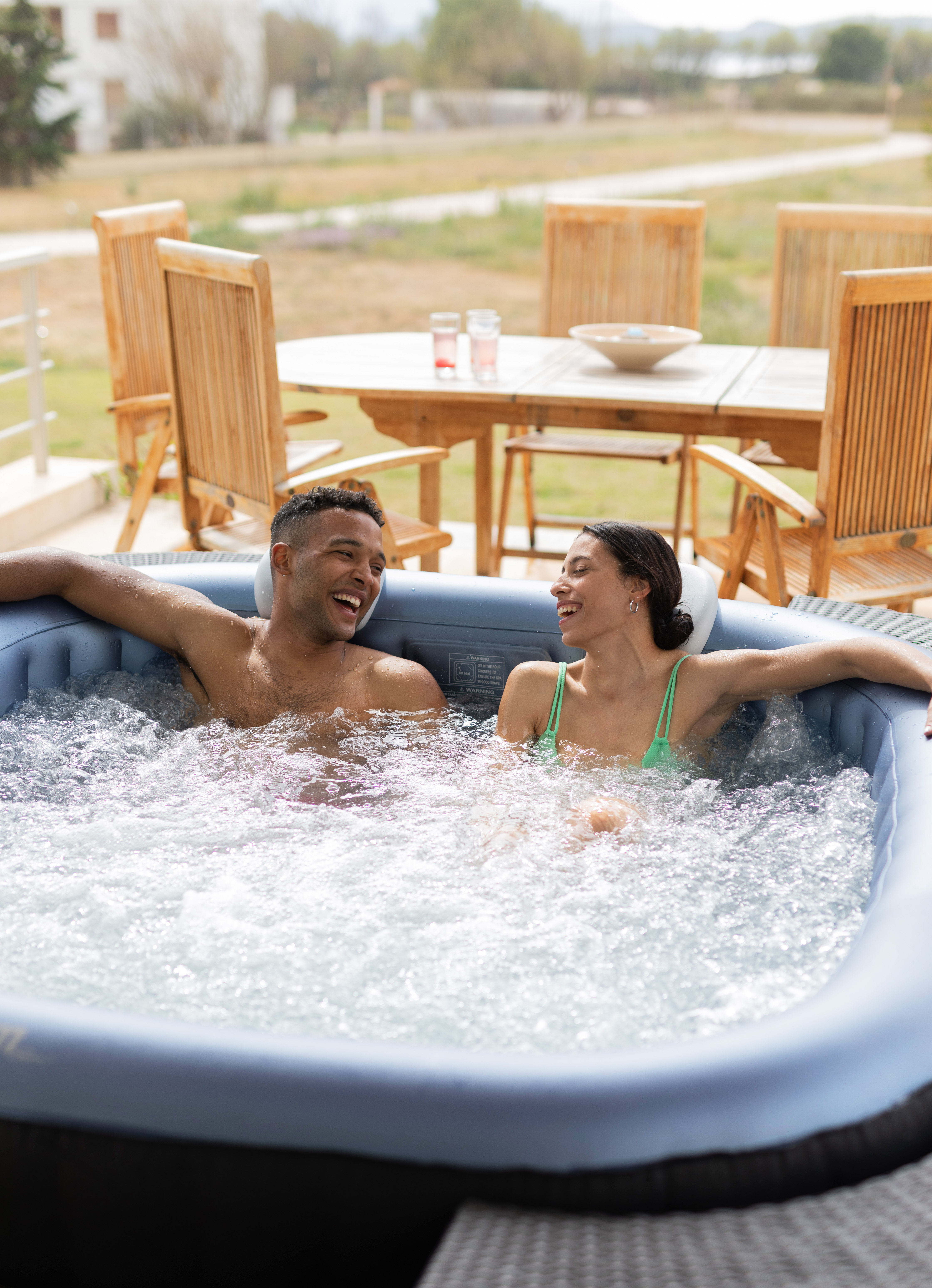 MSPA Whirlpool TEKAPO Comfort für 4 Personen C-TE041 aufblasbar Indoor- & Outdoor Pool