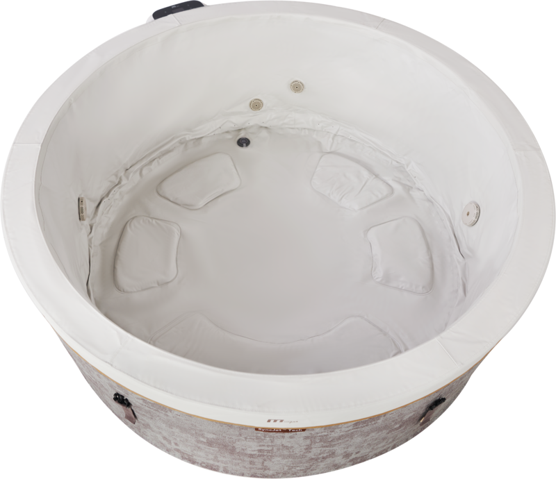 MSpa Whirlpool COCOON ECO 2026 inkl. App + Hydromassagedüsen, 130 Luftdüsen , UVC - 180 cm