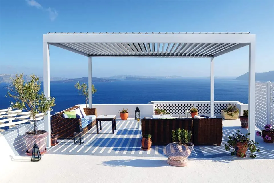 Pergola / Gazebo SHADOW PREMIUM White 600 x  300 x 250 cm - XXL