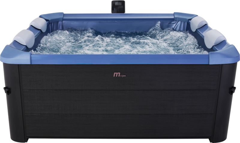MSpa Whirlpool OSLO Saphire Modell 2025 inkl. LED / WiFi / UVC / 120 Luftdüsen / 8 Hydromassagedüsen