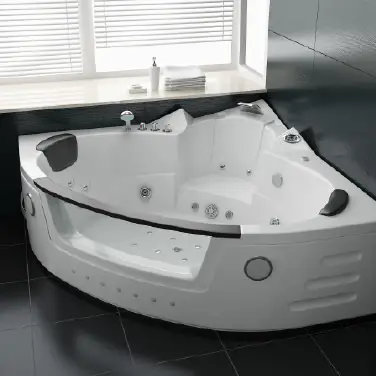 Whirlpool Indoor Badewanne Milano II - inkl. LED, OZON, Soundsystem - Luxus Indoor Wanne