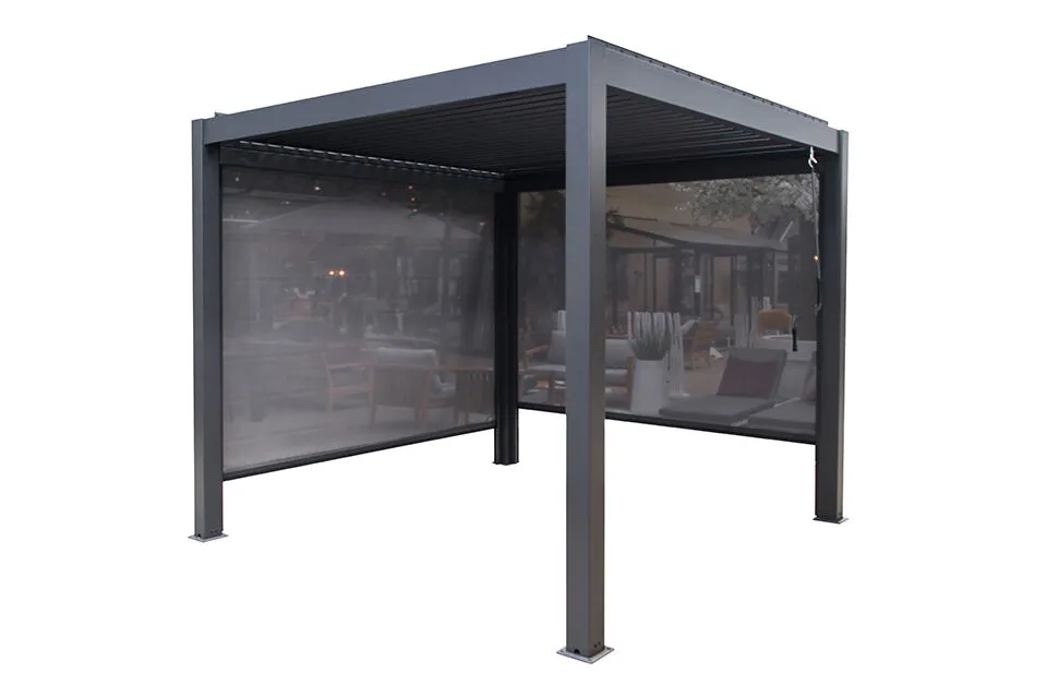  Pergola / Gazebo Milano PREMIUM 300 x 400 x 250 cm - XXL - Farbe: Anthrazit