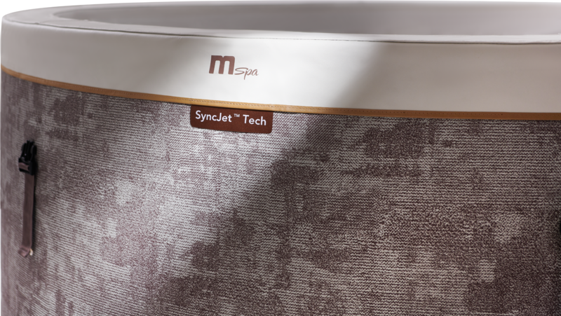 MSpa Whirlpool COCOON ECO 2026 inkl. App + Hydromassagedüsen, 130 Luftdüsen , UVC - 180 cm