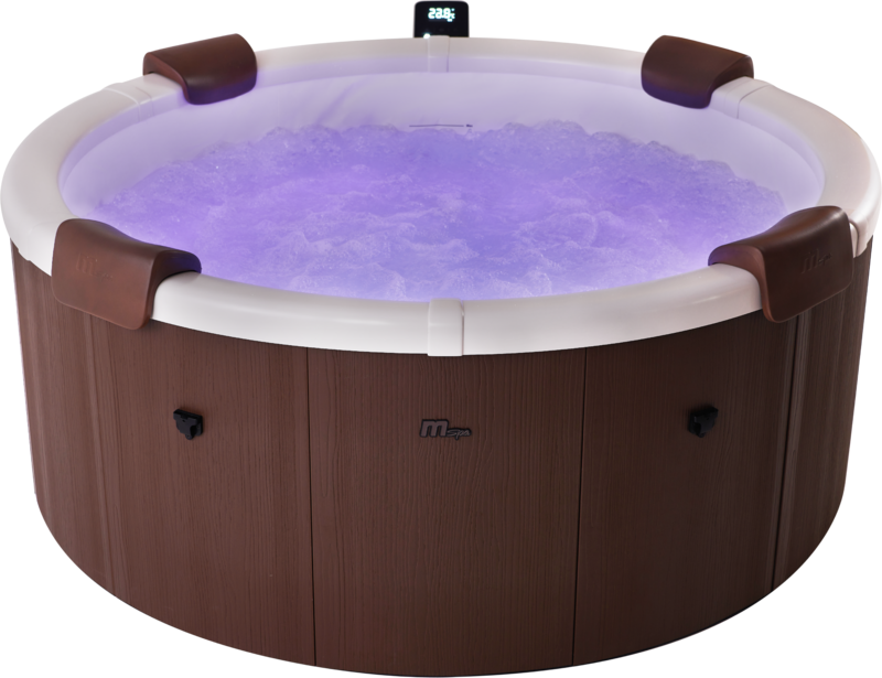 MSpa Whirlpool ROVA 2026 inkl. App, LED, 8 Hydromassagedüsen, 130 Luftdüsen