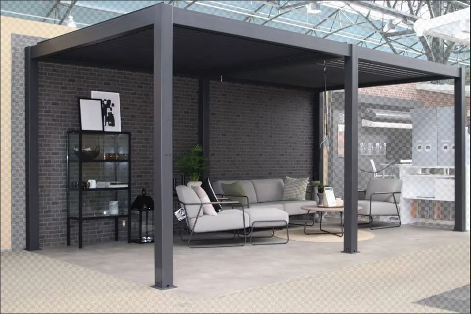 Pergola / Gazebo SHADOW PREMIUM Grey 600 x  300 x 250 cm - XXL