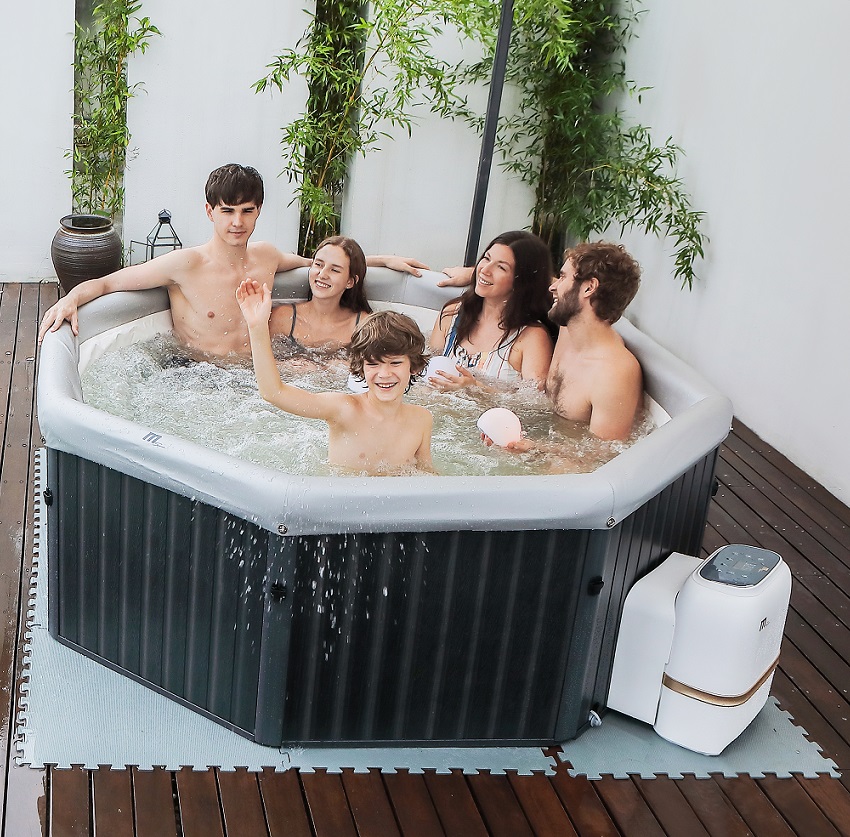 MSpa Whirlpool NEU 2024 TUSCANY Frame Outdoor Indoor Pool XXL 6 Personen F-TU062W