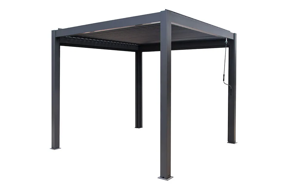  Pergola / Gazebo Milano PREMIUM 300 x 400 x 250 cm - XXL - Farbe: Anthrazit