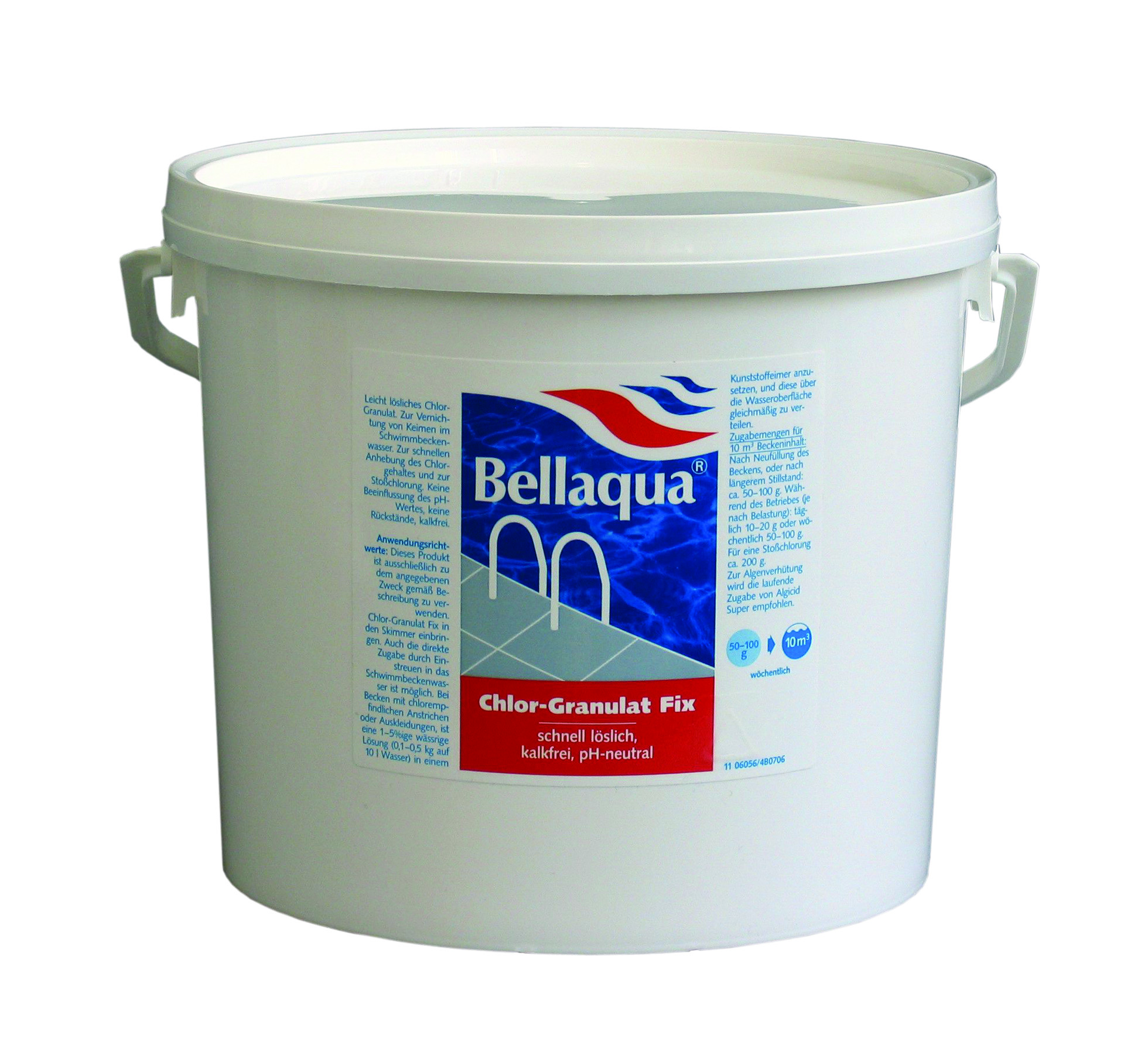 Bellaqua Chlor Granulat Fix 5kg Eimer Poolpflege 