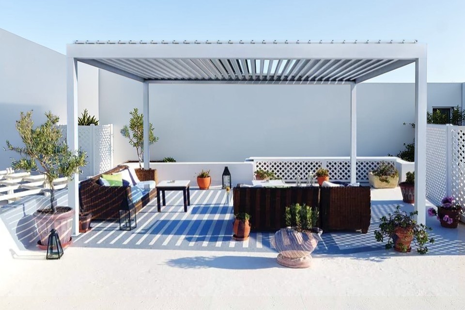 Pergola / Gazebo SHADOW PREMIUM White 600 x  400 x 250 cm - XXXL