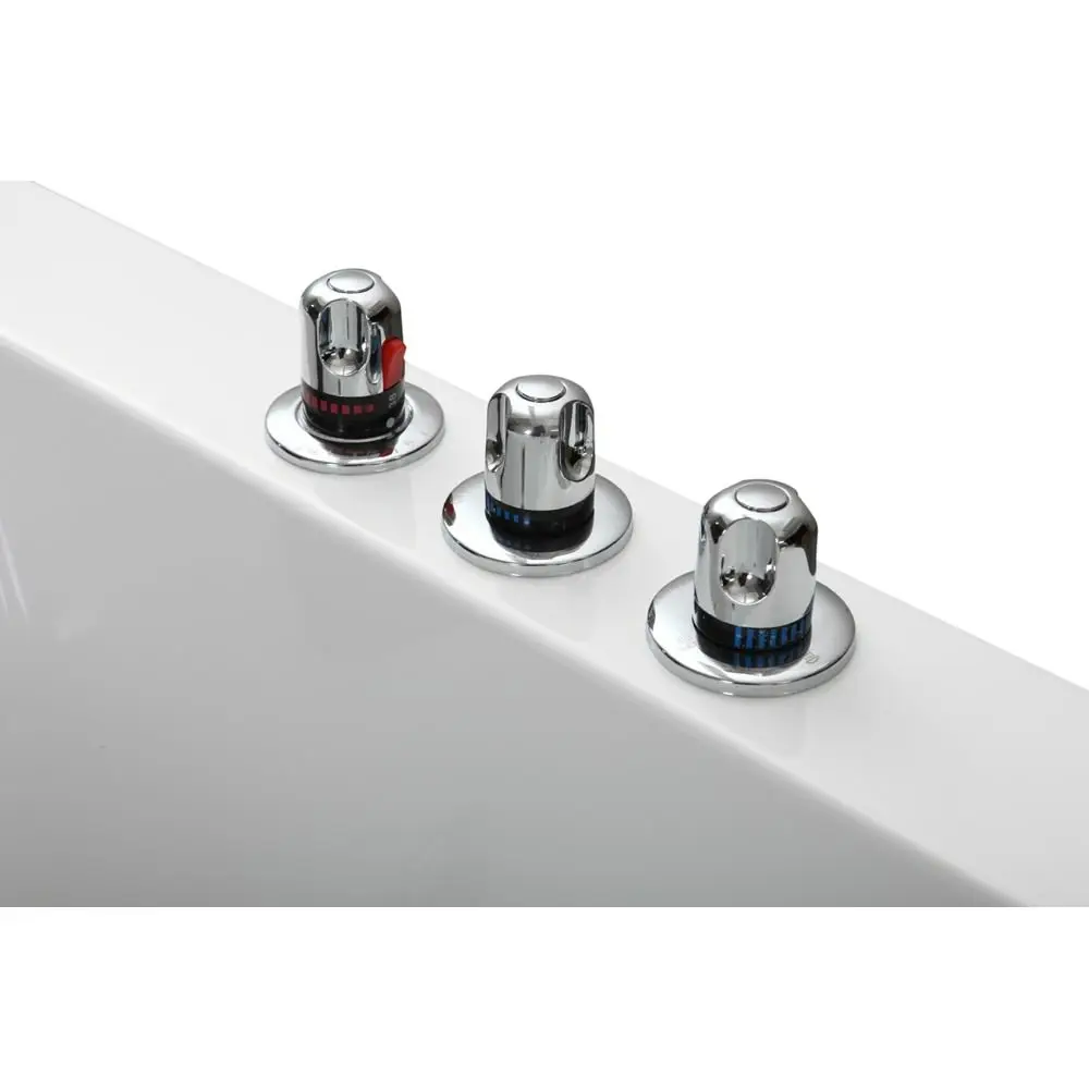 Whirlpool Indoor Badewanne Exclusive Torino II - 180 x 90 cm - inkl. LED, Ozon, Soundsystem