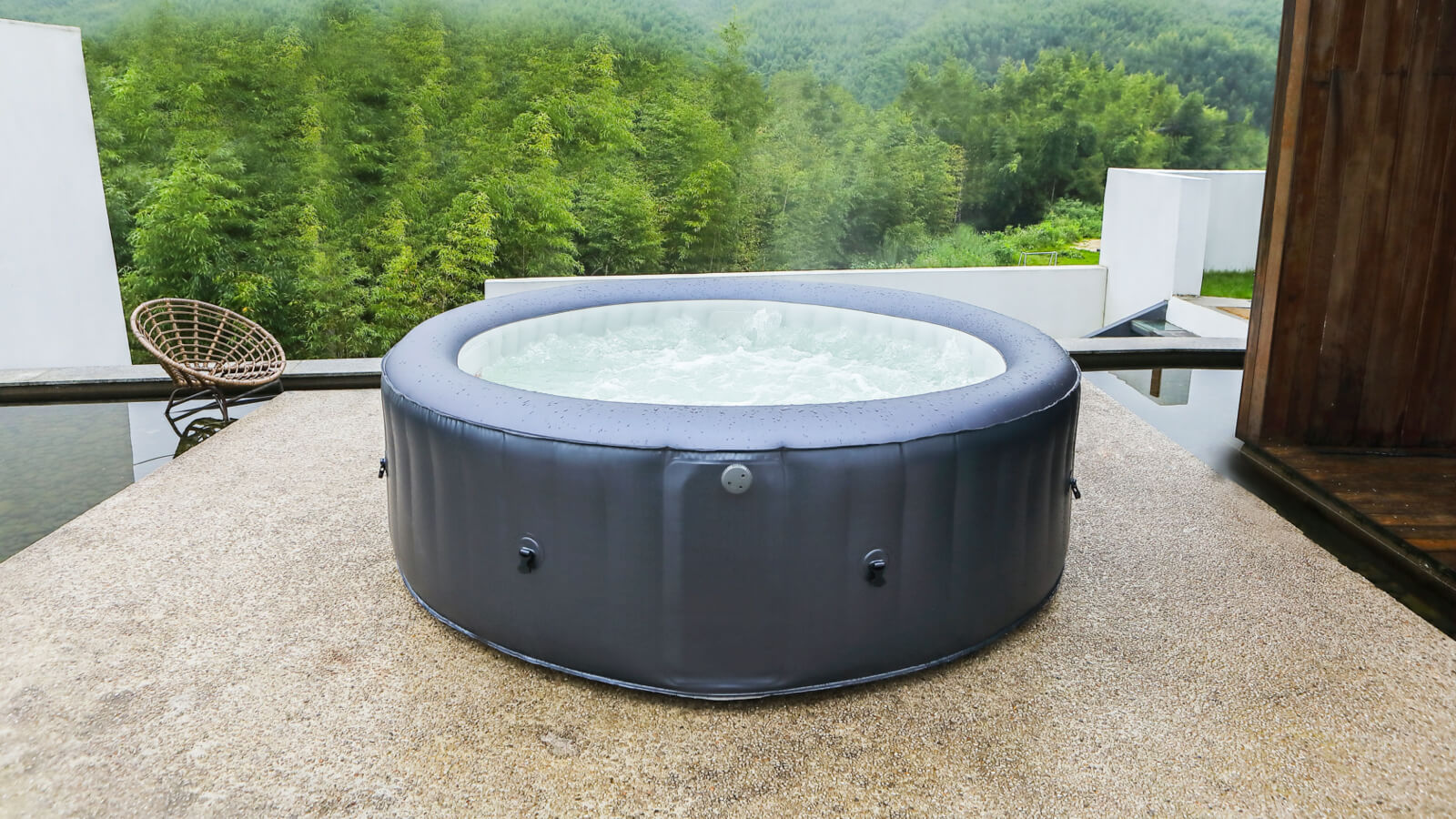 MSpa Muse Whirlpool Carlton NEU 2022 aufblasbarer Pool für 6 Personen | Indoor + Outdoor-Whirlpool (M-CA062)
