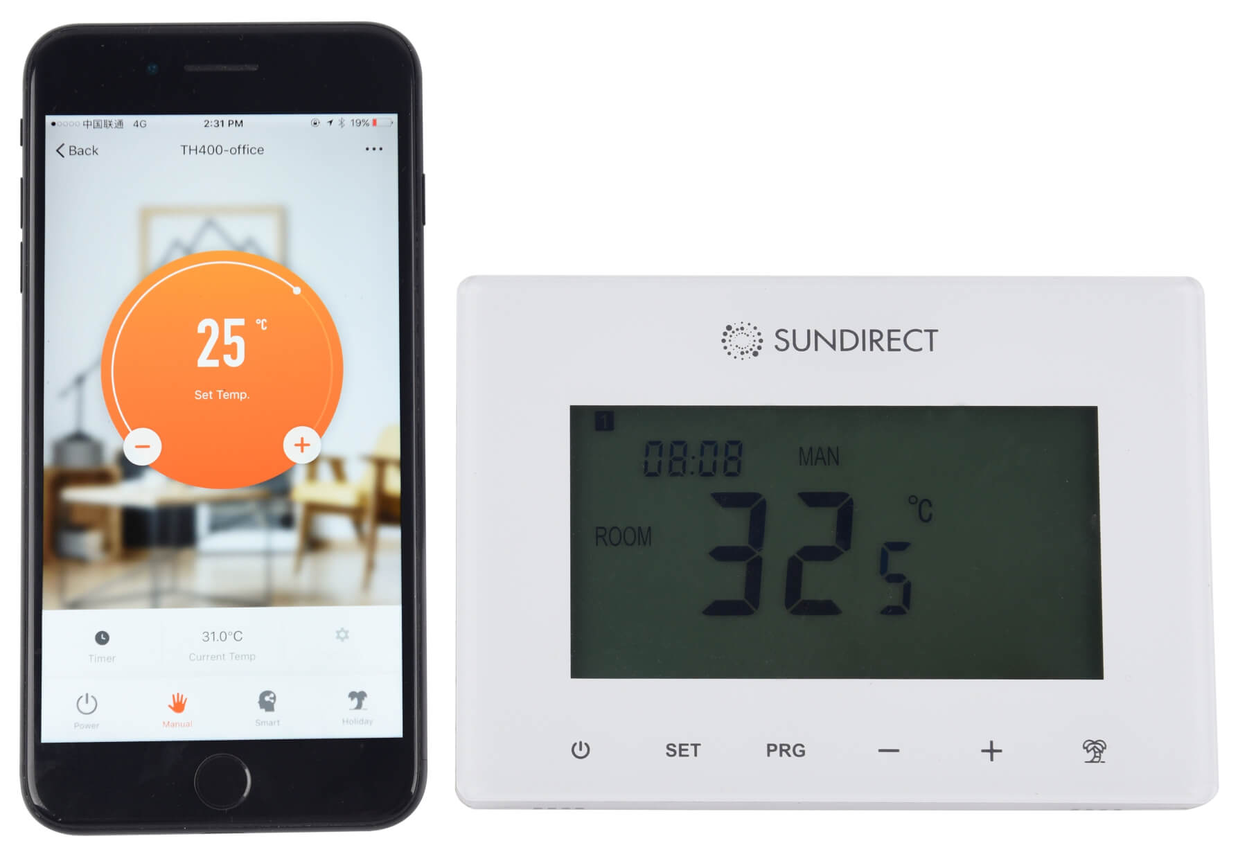 Infrarot-Tafelheizung Infrarot Heizkörper IC900Plus Black inkl. Thermostat WiFi Wandheizung Deckenheizung