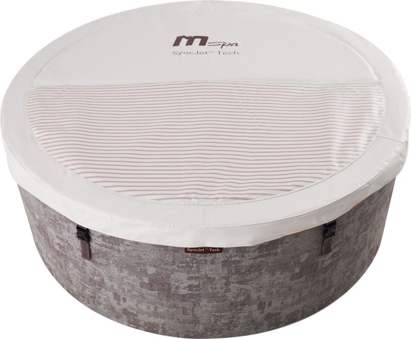 MSpa Whirlpool COCOON ECO 2026 inkl. App + Hydromassagedüsen, 130 Luftdüsen , UVC - 180 cm