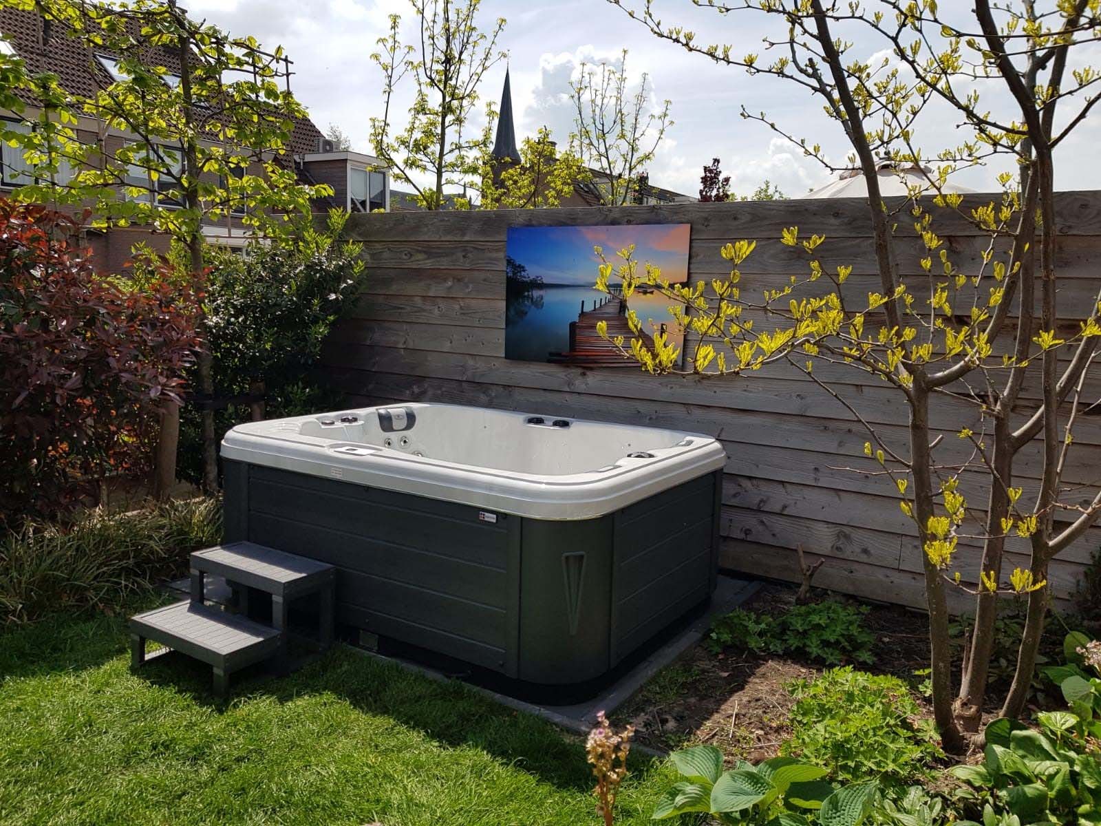 PassionSpa Whirlpool RENEW Pure-Serie 208 x 155 x 83 cm - 3 Personen - ANTHRAZIT