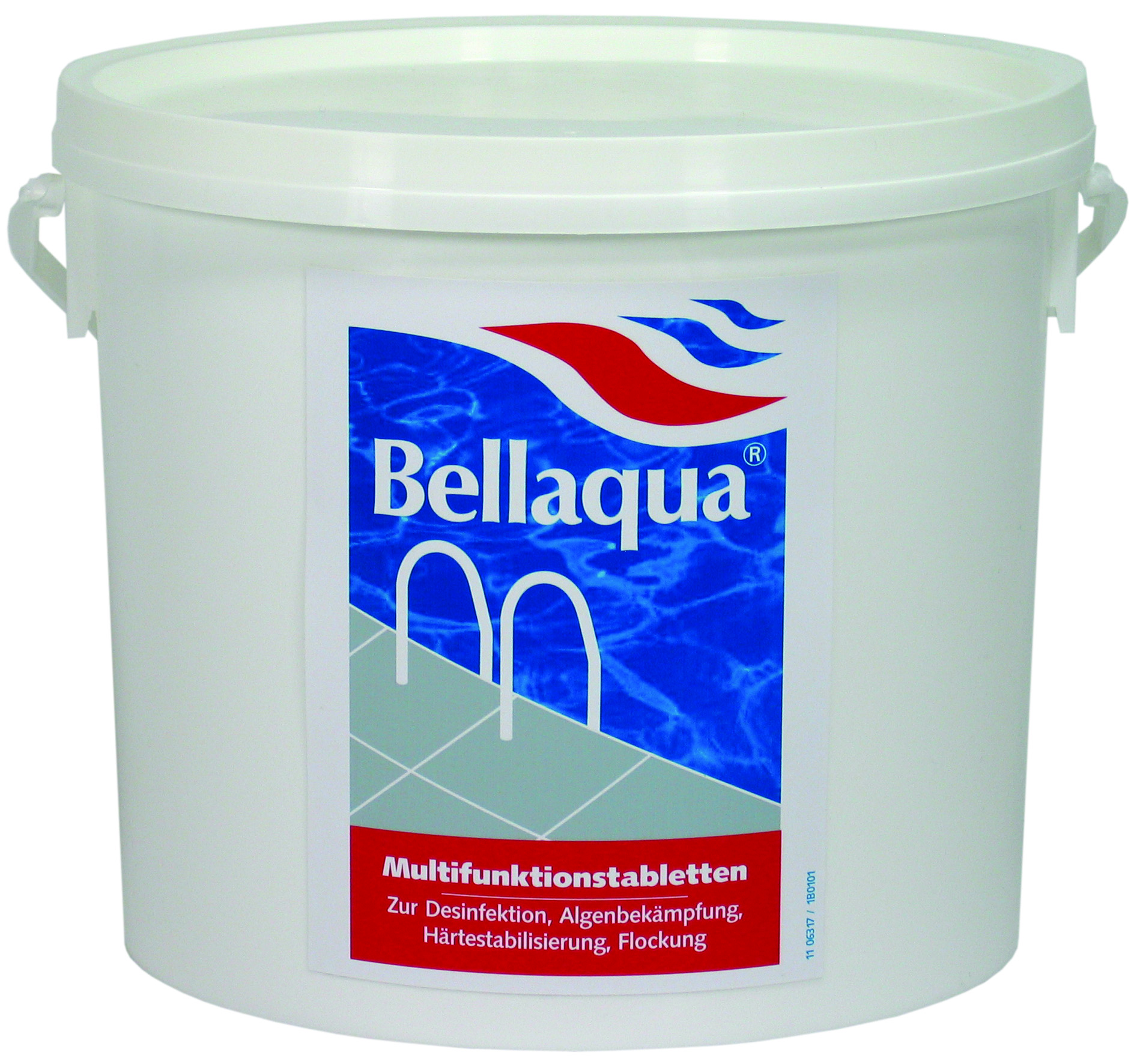 Bellaqua 4 in 1 Multifunktionstablette Chlor 200g Tabletten im 5kg Eimer Wasserpflege Poolpflege