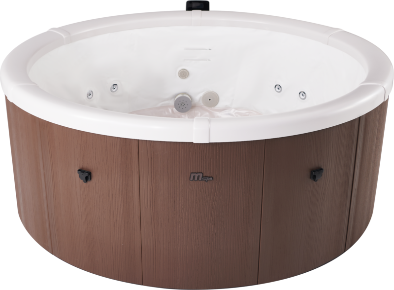 MSpa Whirlpool ROVA 2026 inkl. App, LED, 8 Hydromassagedüsen, 130 Luftdüsen