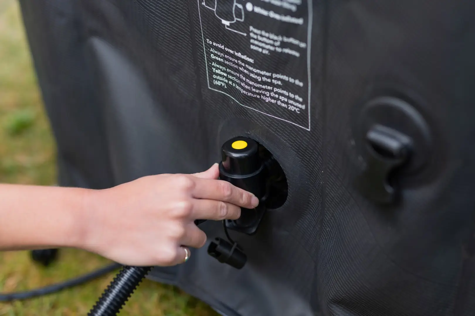 MSPA aufblasbarer Whirlpool TEKAPO neu Modell 2026 inkl. UVC / 132 Luftdüsen - 185 cm - Outdoor Pool XXL 6 Personen