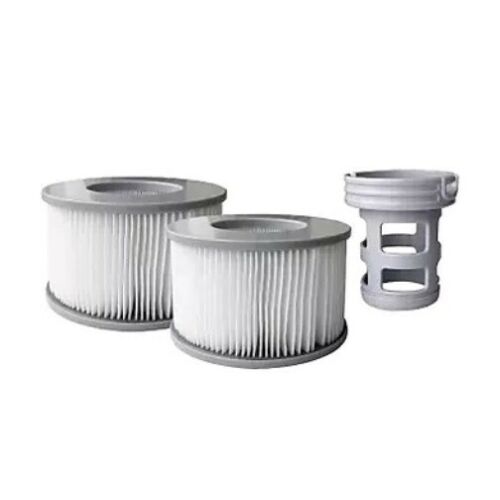 2x Ersatz-Wasserfilter-Kartusche + 1x  Adapter für ihren MSpa Whirlpool