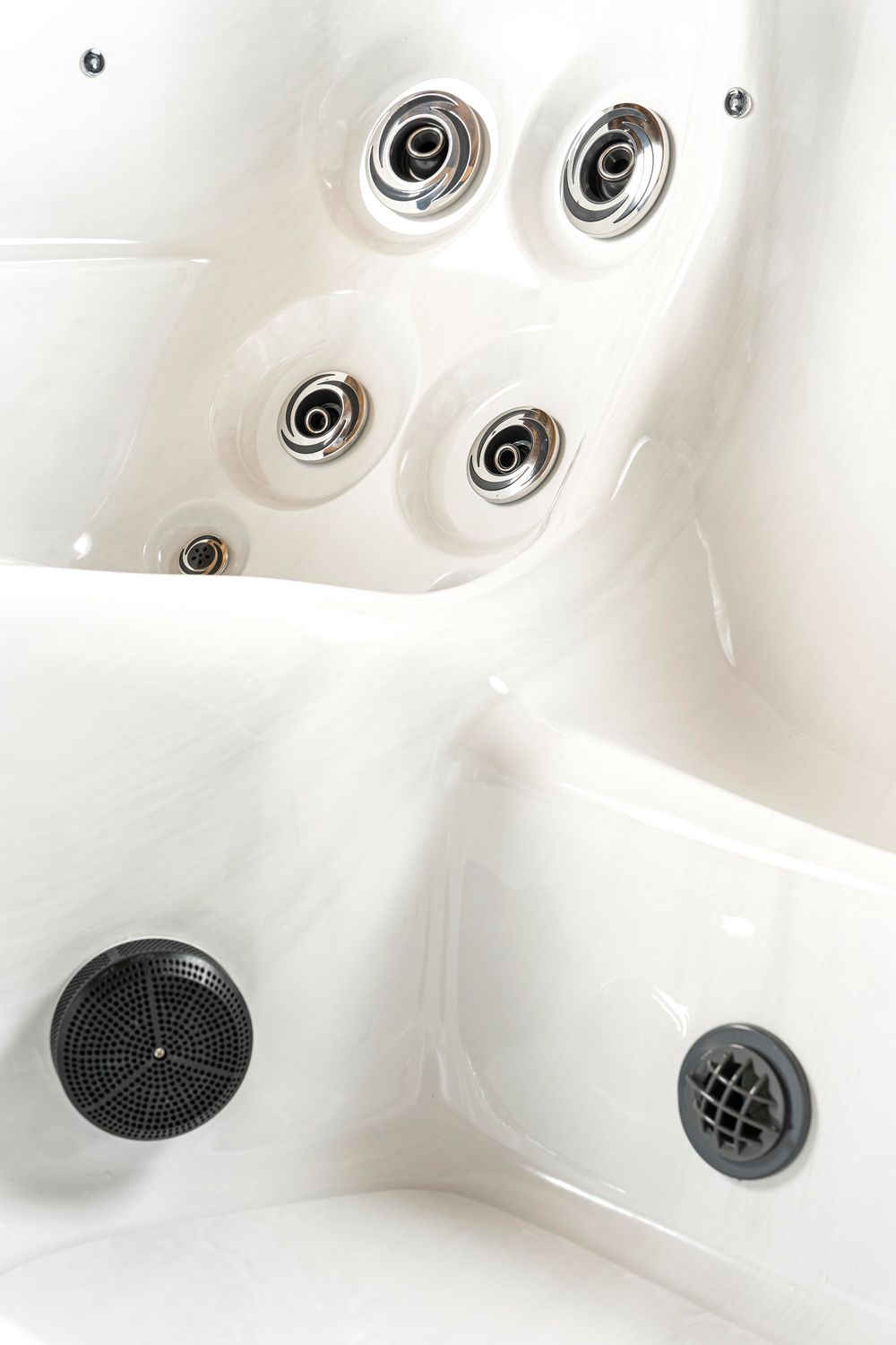 Bellagio American XXL Whirlpool Torina Sterling Silver / Teak | Indoor & Outdoor Pool Bellagio American XXL Whirlpool Torina Sterling Silver / Teak | Indoor & Outdoor Pool