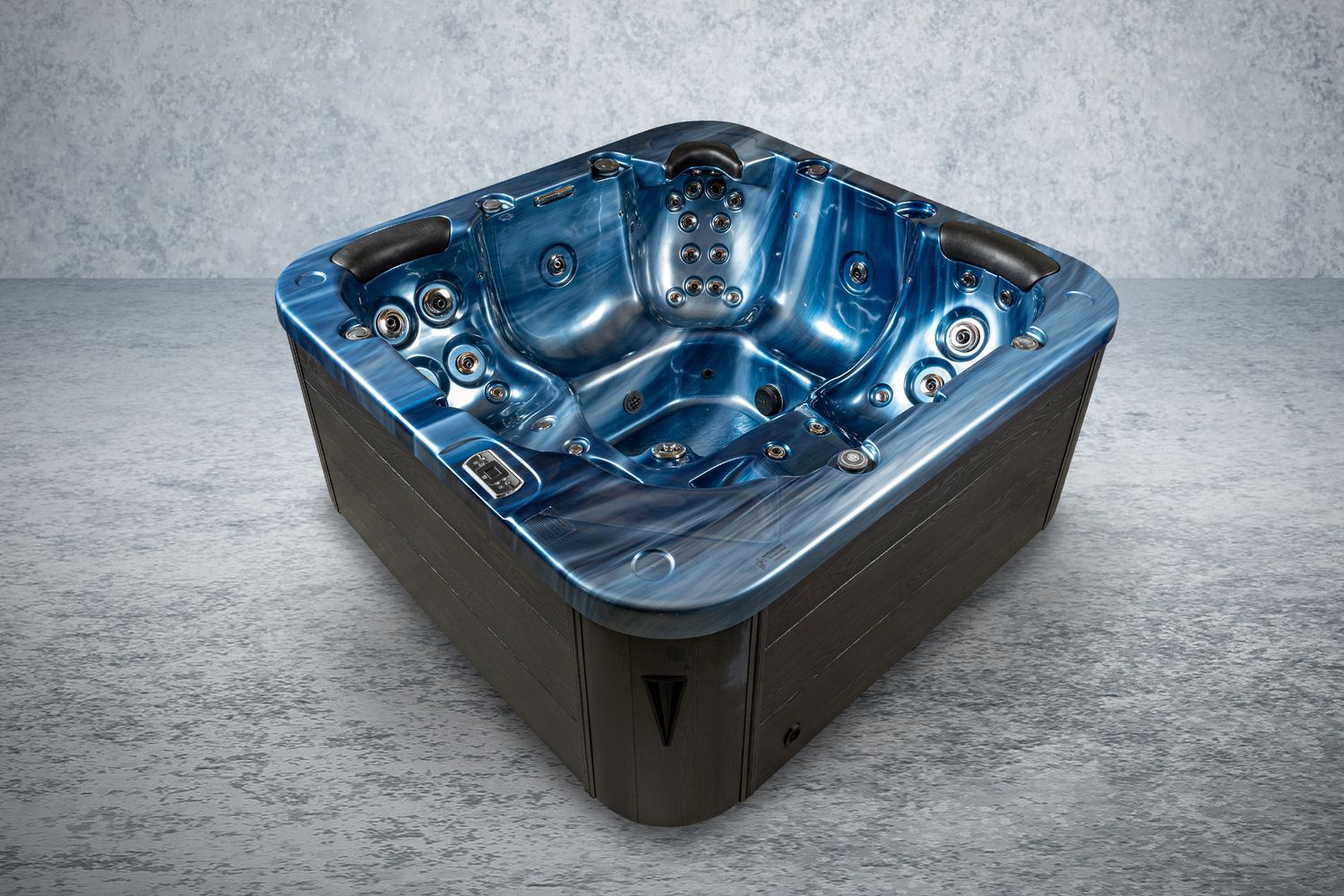 Bellagio American XXL Whirlpool Torina Ocean Blue Grey | Indoor & Outdoor Pool