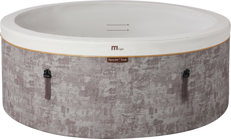 MSpa Whirlpool COCOON ECO 2026 inkl. App + Hydromassagedüsen, 130 Luftdüsen , UVC - 180 cm