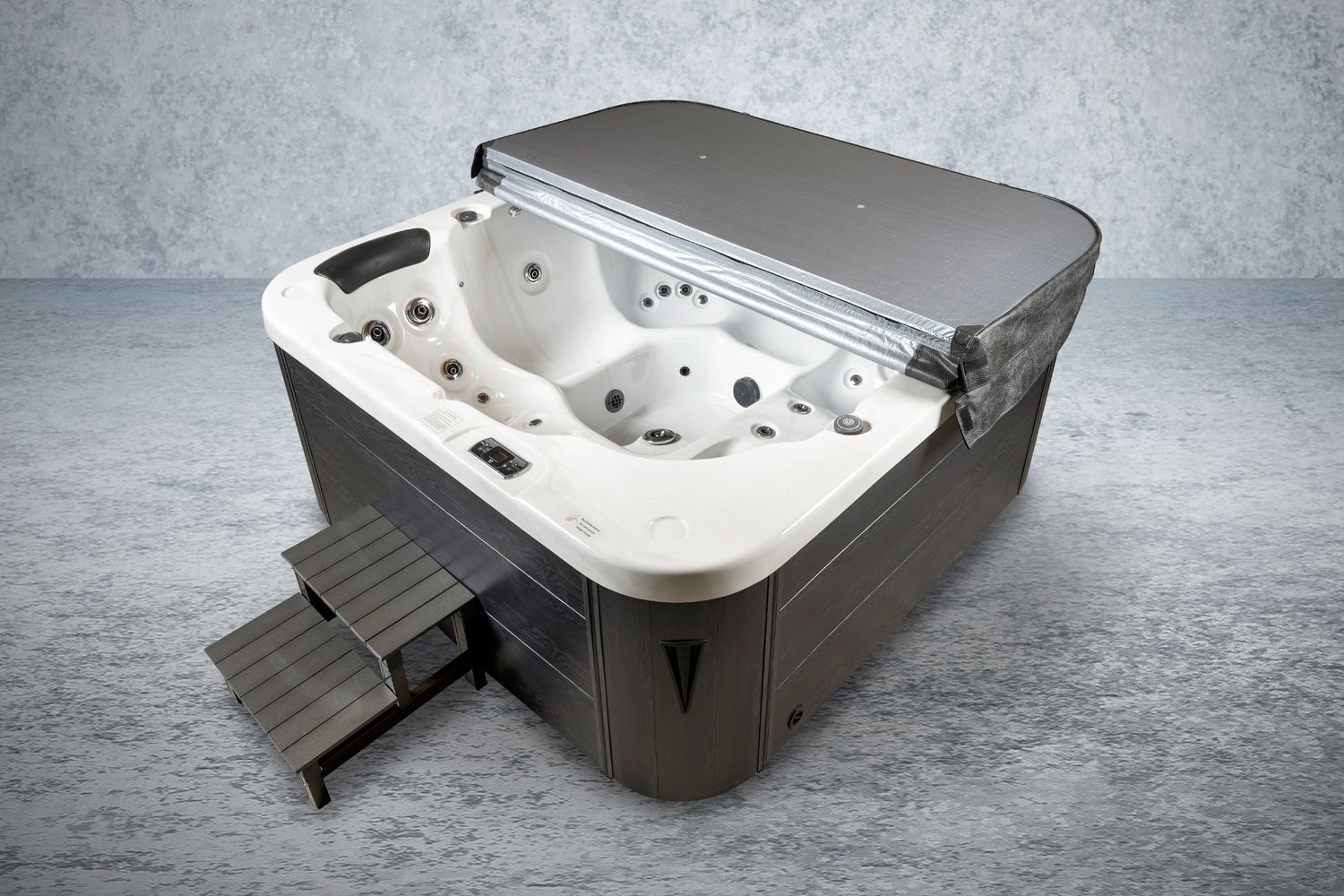 Bellagio American XXL Whirlpool Torina Sterling Silver / Grey | Indoor & Outdoor Pool Bellagio American XXL Whirlpool Torina Sterling Silver / Grey | Indoor & Outdoor Pool