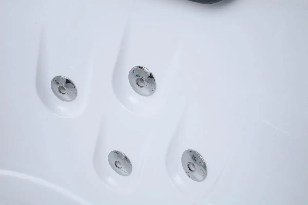 Whirlpool Indoor Badewanne Milano - 172 cm - inkl. LED, OZON, Soundsystem