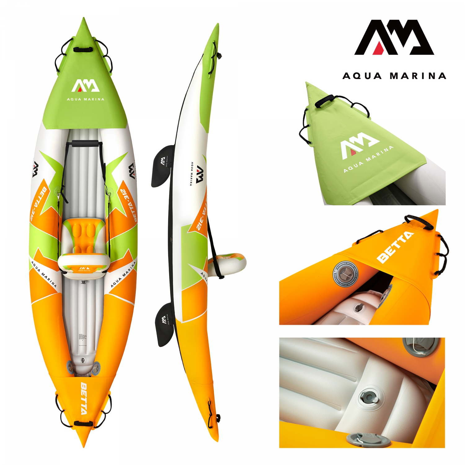 Aqua Marina Kajak BETTA für eine Person Aqua Marina Kajak BETTA für eine Person