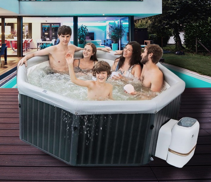 MSpa Whirlpool NEU 2024 TUSCANY Frame Outdoor Indoor Pool XXL 6 Personen F-TU062W