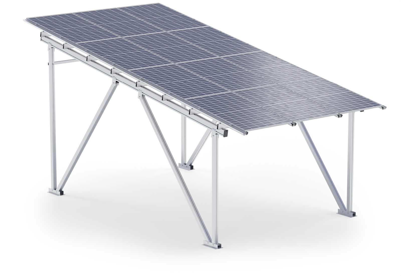 Solarcarport Carport Gestell SPG5 inklusive 12 Solarmodule