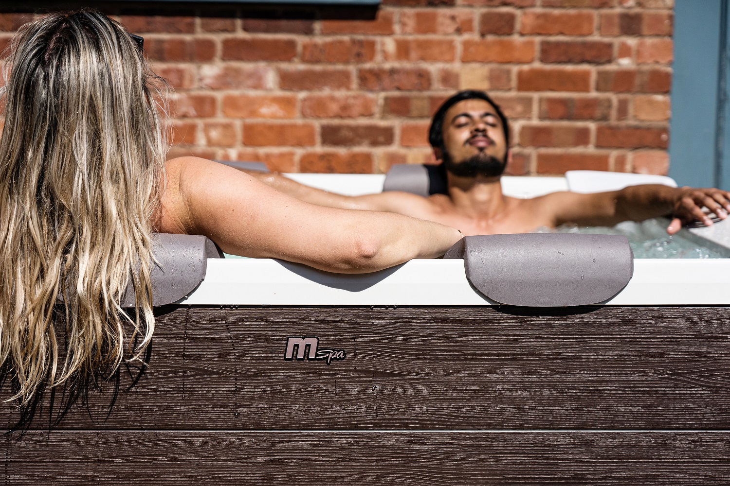 MSpa Whirlpool NEU Frame TRIBECA POOL  XXL inkl. MSPA App, UVC / WiFi in Holz-Optik