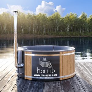 Hot Tub Whirlpool XXL mit Holzofen Minavida CRUISE Pool mit Ofen ökologisch Heizen inkl. LED, Hydromassagedüsen Massagefunktionen Thermoholz 4 Personen Hot Tub Whirlpool XXL mit Holzofen Minavida CRUISE Pool mit Ofen ökologisch Heizen inkl. LED, Hydromassagedüsen Massagefunktionen Thermoholz 4 Personen