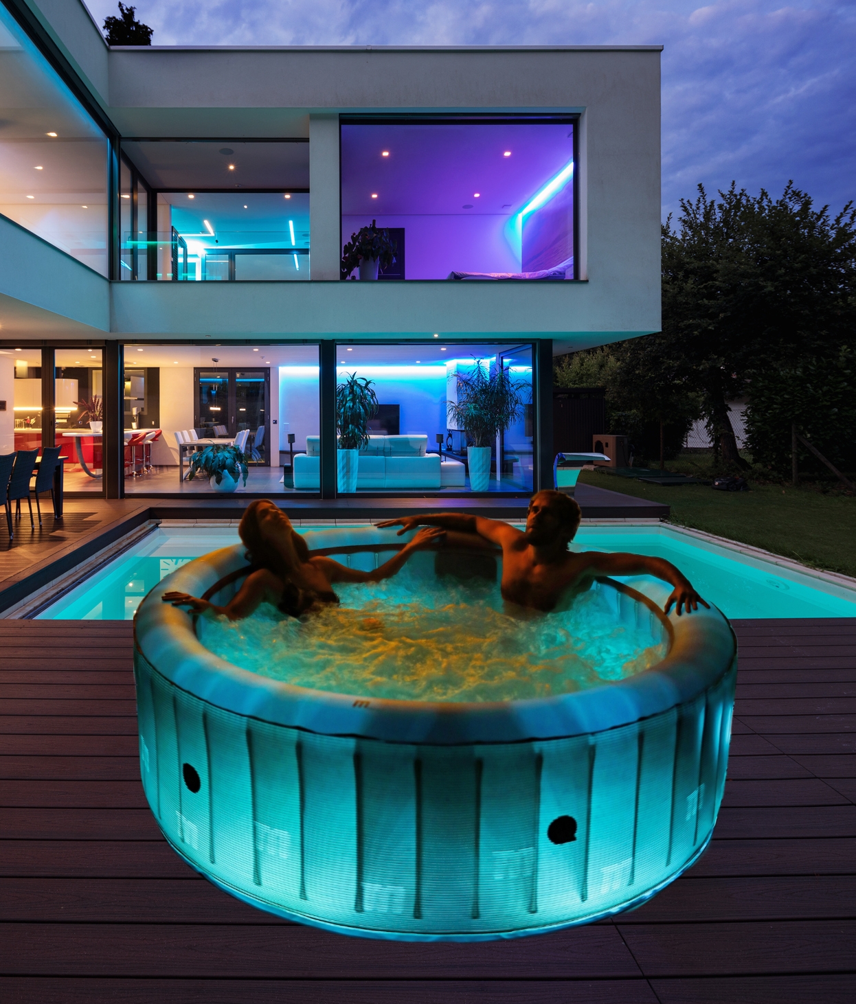 Aufblasbarer Whirlpool MSPA Starry neues Modell 2023 Outdoor Pool XXL 6 Personen LED Aufblasbarer Whirlpool MSPA Starry neues Modell 2023 Outdoor Pool XXL 6 Personen LED