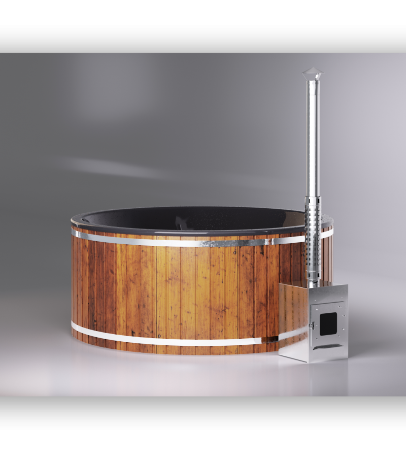 Hot Tub Whirlpool XXL mit Holzofen Minavida CRUISE Pool mit Ofen ökologisch Heizen inkl. LED, Hydromassagedüsen Massagefunktionen Thermoholz 4 Personen Hot Tub Whirlpool XXL mit Holzofen Minavida CRUISE Pool mit Ofen ökologisch Heizen inkl. LED, Hydromassagedüsen Massagefunktionen Thermoholz 4 Personen