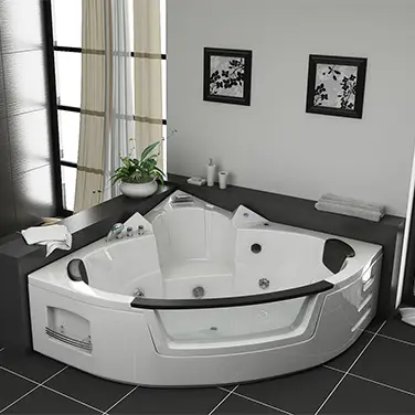 Whirlpool Indoor Badewanne Venezia 152x152cm