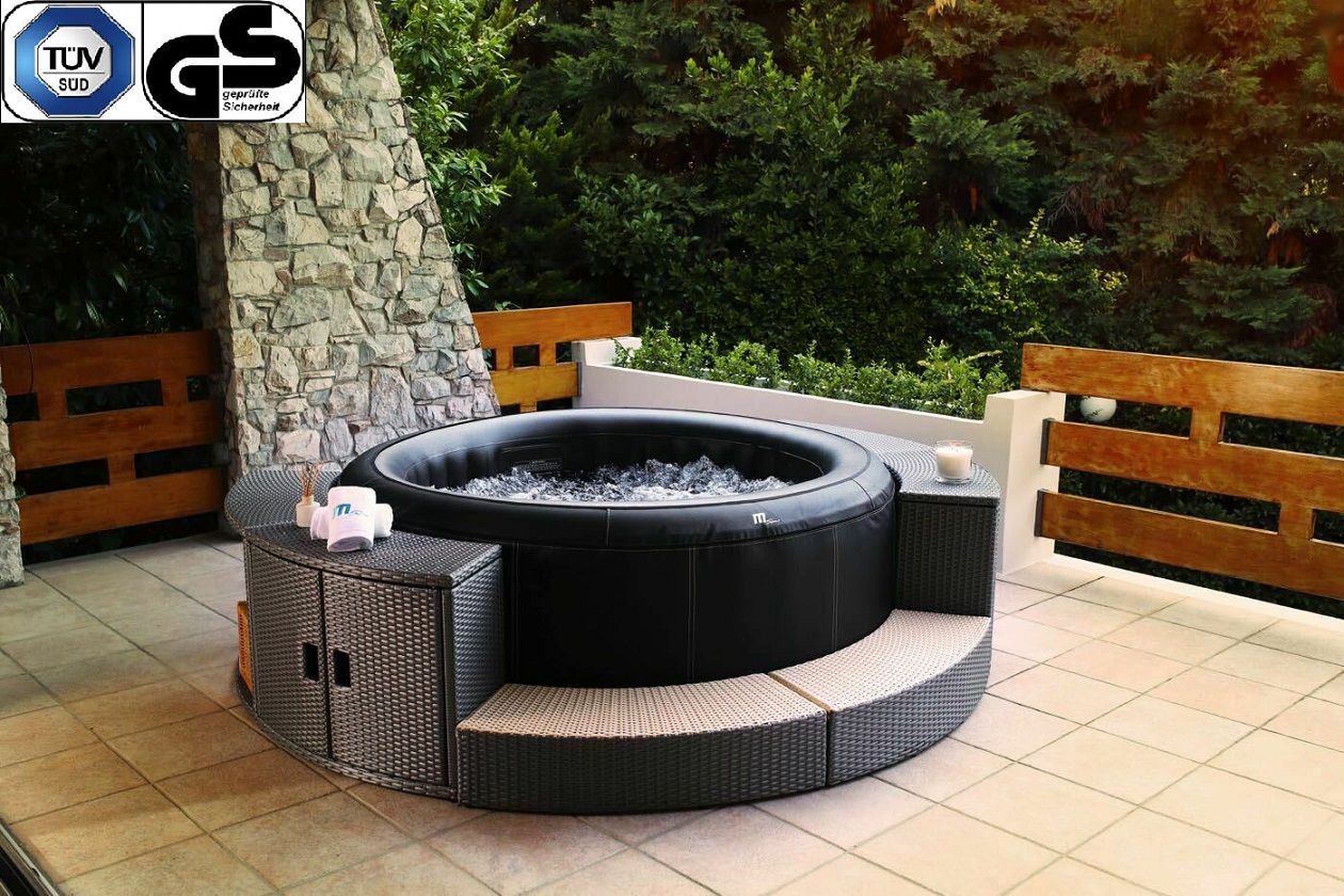 MSpa Whirlpool CAMARO PREMIUM inkl. LED , OZON - XXL Outdoor Whirlpool 6 Personen 2023