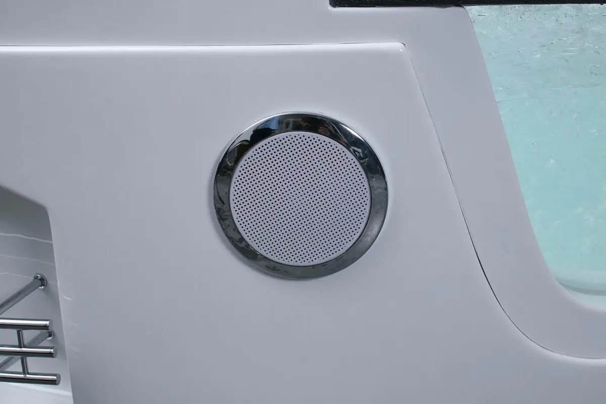 Whirlpool Indoor Badewanne Milano - 172 cm - inkl. LED, OZON, Soundsystem