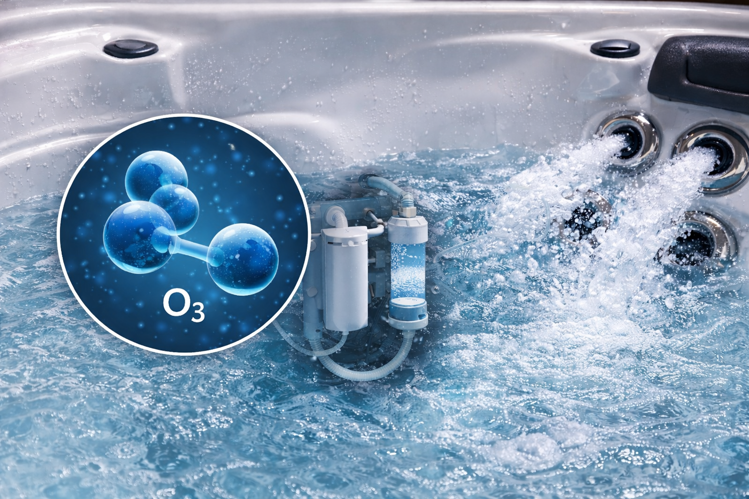 PassionSpa Whirlpool RENEW Pure-Serie 208 x 155 x 83 cm - 3 Personen - ANTHRAZIT