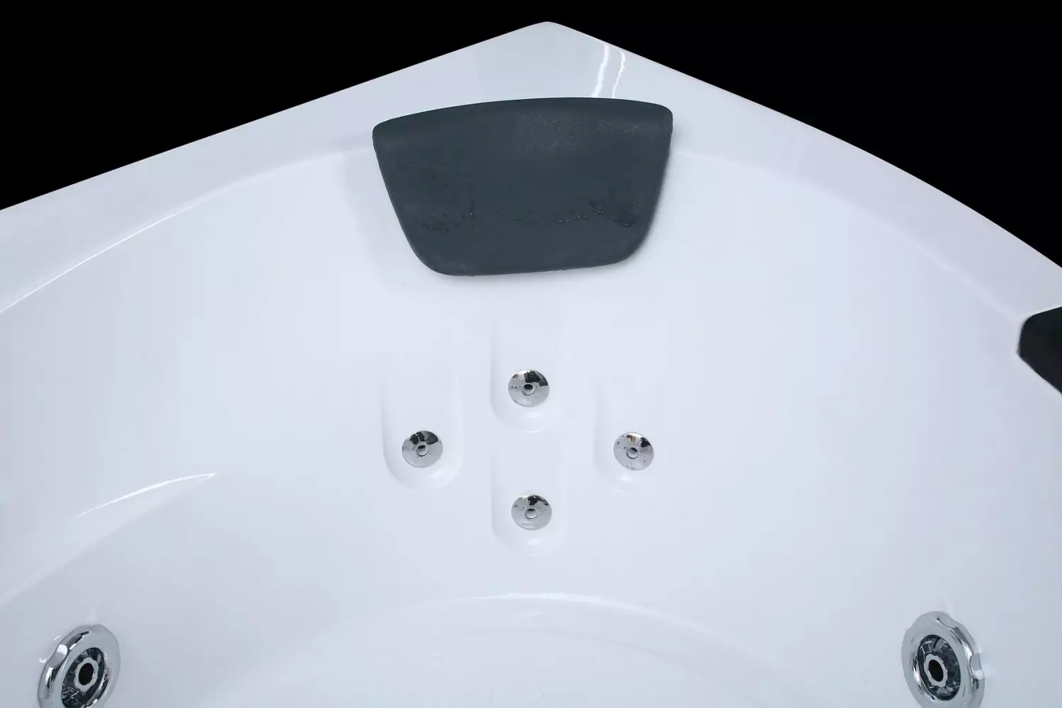 Whirlpool Indoor Badewanne Bologna - 150 x 150 x 65 cm - inkl. LED, OZON, Soundsystem