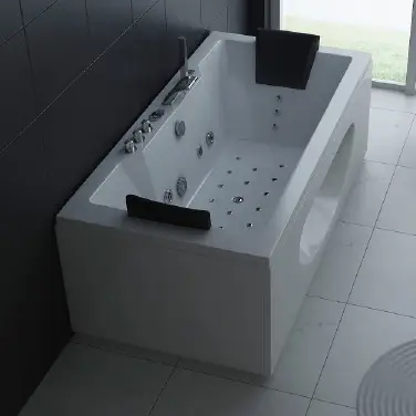 Whirlpool Indoor Badewanne Exclusive Torino II - 180 x 90 cm - inkl. LED, Ozon, Soundsystem
