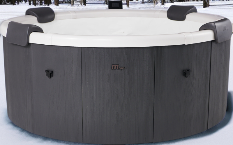 MSpa Whirlpool DENVER 2026 inkl. App, LED, 8 Hydromassagedüsen, 130 Luftdüsen