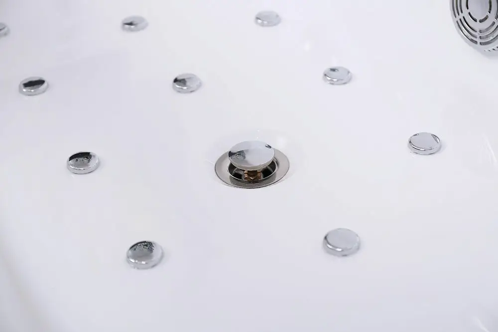Whirlpool Indoor Badewanne Exclusive Torino II - 180 x 90 cm - inkl. LED, Ozon, Soundsystem