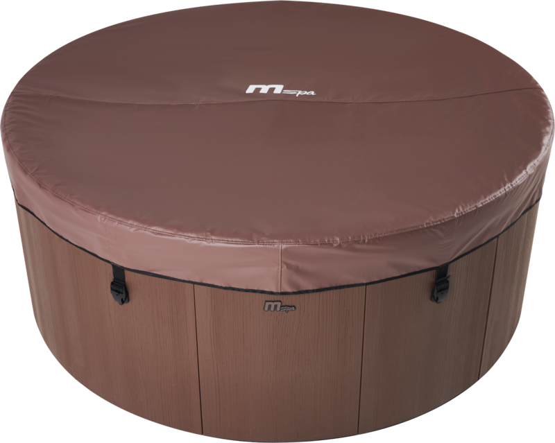 MSpa Whirlpool ROVA 2026 inkl. App, LED, 8 Hydromassagedüsen, 130 Luftdüsen