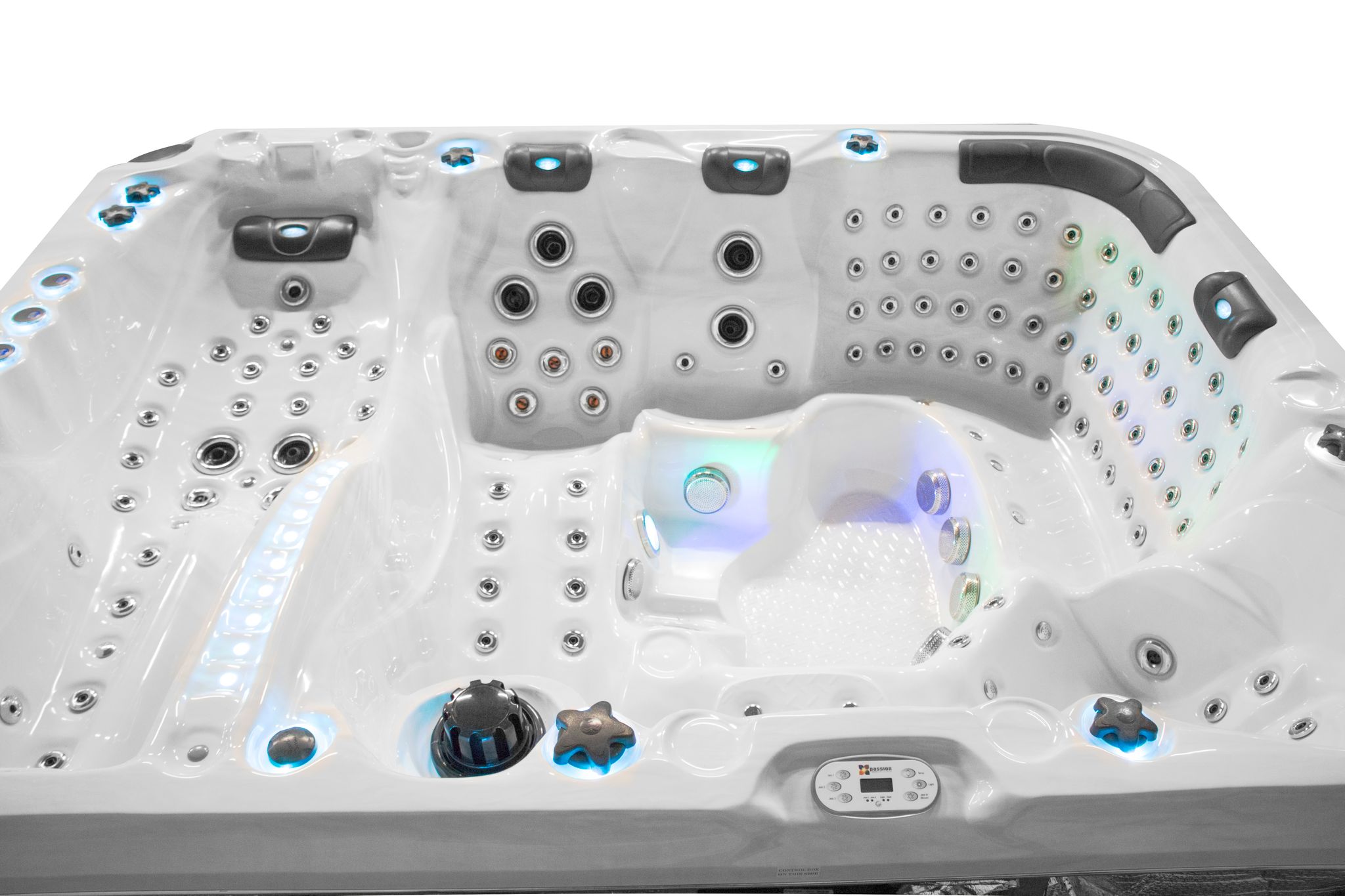 PassionSpa XXL Whirlpool  Ecstatic Wave + WiFi | Indoor & Outdoor Pool